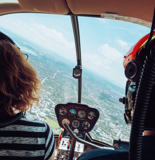 Helicopter tour over Dubai